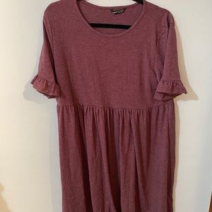 Purple Cotton Dress